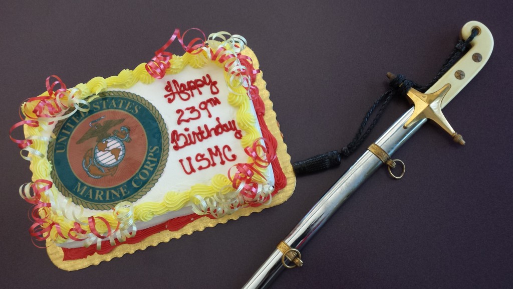 USMC 239th birthday cake